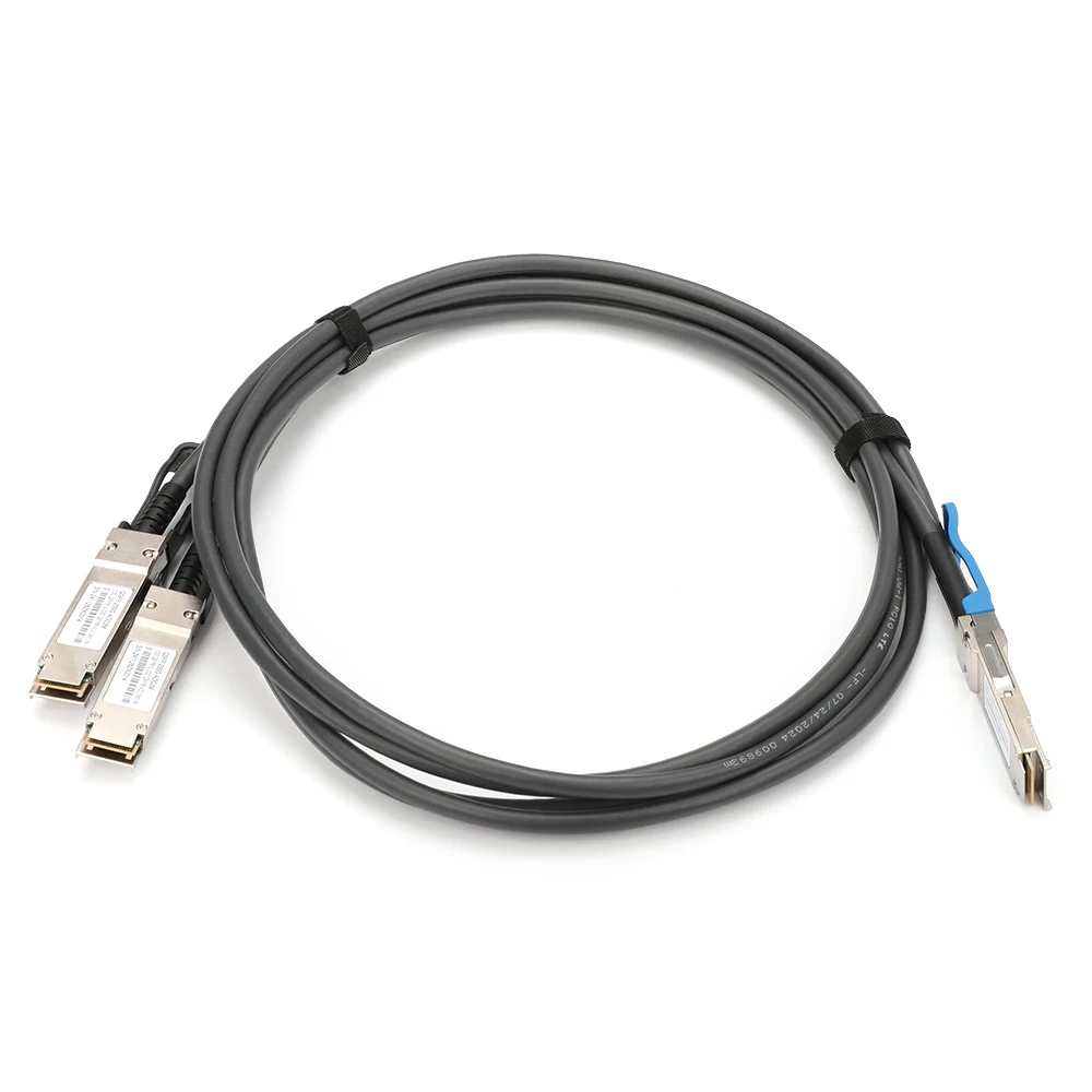 200G QSFP56 to 2x100G QSFP56 Passive DAC Splitter Cable, 2 m