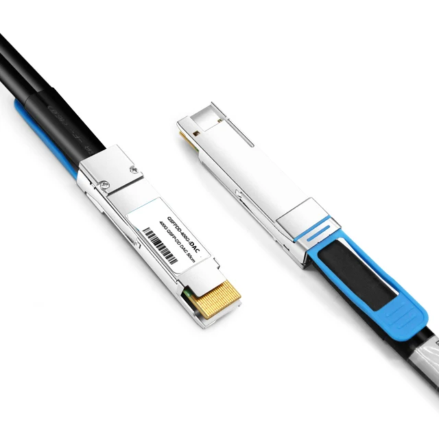 400G QSFP-DD to QSFP-DD Passive DAC Cable, 0.5 m